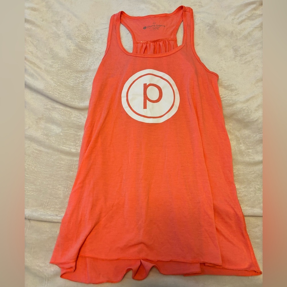 Pure Barre Coral Tank Top